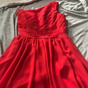 Red cocktail / bridesmaid dress size 6